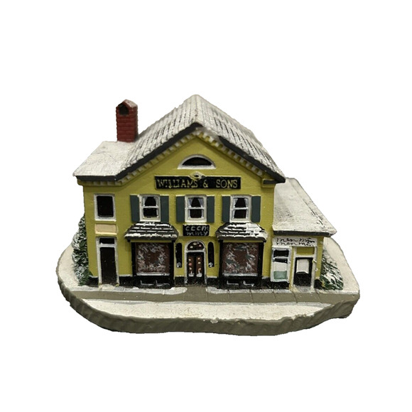 Rockwell’s Main Street Country Store 4th Issue 1990 Snowy Village Exc Condition - Picture 1 of 7